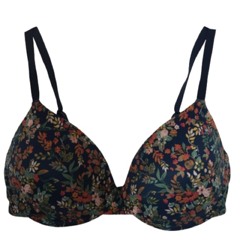 Gilligan & O’Malley Navy Blue Floral Everyday Bra